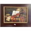 Image 1 : Very Nice 52 x 40 x 3 Painting Solid Wood Frame Canvas in Middle [Local Pickup]