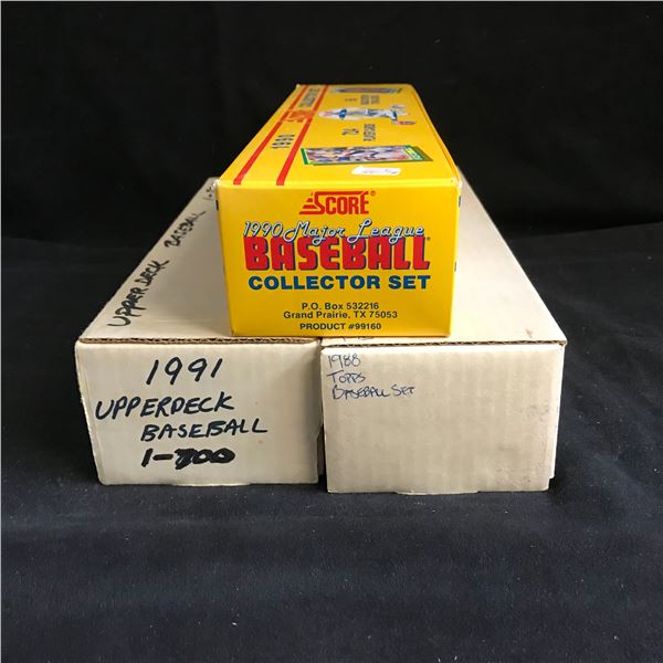 BASEBALL CARD SETS LOT