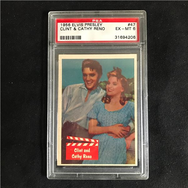 1956 ELVIS PRESLEY #47 CLINT & CATHY RENO (EX-MT 6)