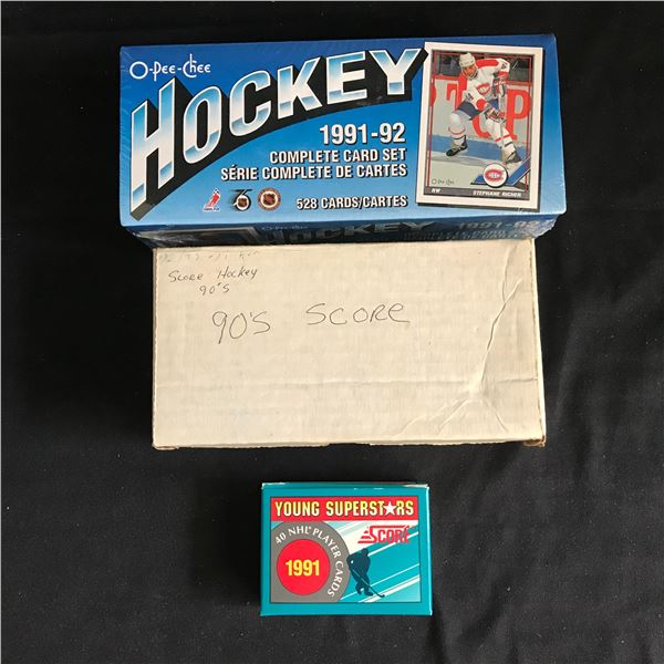 1990s HOCKEY CARD SETS LOT