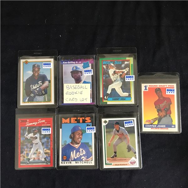 BASEBALL ROOKIES CARD LOT