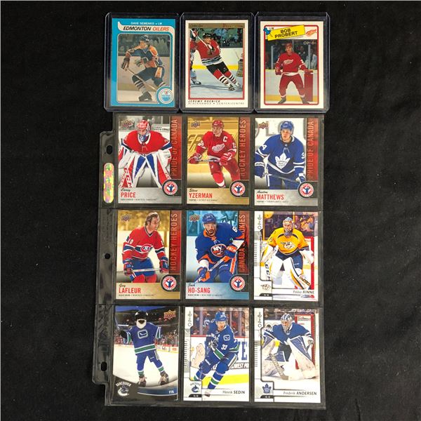 HOCKEY TRADING CARDS LOT (ROOKIES...)