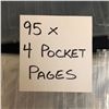 Image 2 : 95 X 4 PLASTIC POCKET PAGES