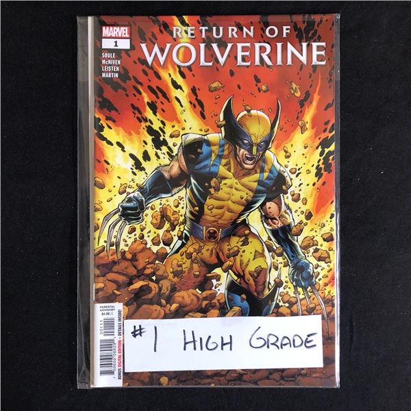 RETURN OF WOLVERINE #1 (MARVEL COMICS)