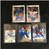 Image 1 : AUTOGRAPHED HOCKEY CARD LOT