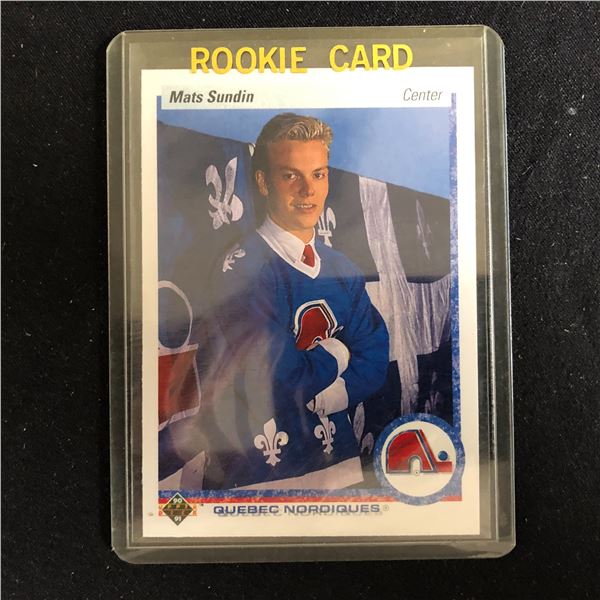 1990-91 Upper Deck #365 Mats Sundin RC