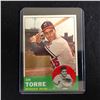 Image 1 : 1963 Topps #347 Joe Torre