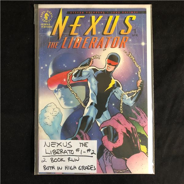 NEXUS THE LIBERATOR #1-2 (DARK HORSE COMICS)