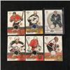 Image 1 : ASSORTED HOCKEY GAME WORN JERSEY CARD LOT