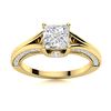 Image 1 : Natural 1.37 CTW Diamond Solitaire Ring 18K Yellow Gold