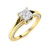 Image 2 : Natural 1.37 CTW Diamond Solitaire Ring 18K Yellow Gold