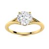 Image 1 : Natural 1.01 CTW Diamond Solitaire Ring 14K Yellow Gold