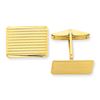 Image 2 : 14k Solid Gold Textured Cuff Links
