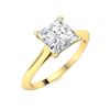 Image 2 : Natural 1.52 CTW Diamond Solitaire Ring 18K Yellow Gold