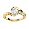 Image 1 : Natural 1.02 CTW Diamond Solitaire Ring 18K Yellow Gold
