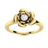 Image 1 : Natural 0.11 CTW Topaz Solitaire Ring 14K Yellow Gold