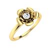 Image 2 : Natural 0.11 CTW Topaz Solitaire Ring 14K Yellow Gold