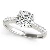 Image 1 : Natural 1 ctw Diamond Solitaire Ring 14k White Gold