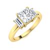 Image 2 : Natural 1.15 CTW Diamond Solitaire Ring 14K Yellow Gold