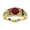 Image 1 : Natural 1.31 CTW Ruby Solitaire Ring 14K Yellow Gold