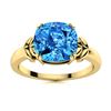Image 1 : Natural 1.38 CTW Topaz Solitaire Ring 18K Yellow Gold