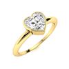 Image 2 : Natural 1.52 CTW Diamond Solitaire Ring 18K Yellow Gold