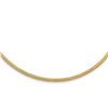 Image 1 : 14k Yellow Gold Stretch Mesh Necklace - 18 in.