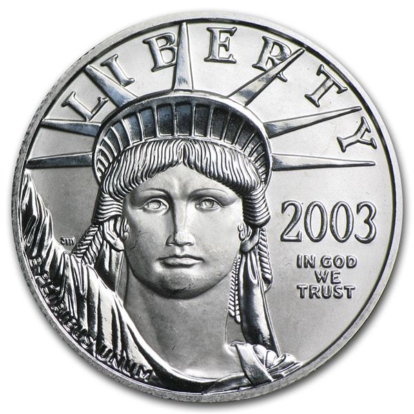 2003 1/2 oz Platinum American Eagle BU