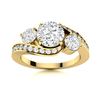 Image 1 : Natural 1.51 CTW Diamond Solitaire Ring 14K Yellow Gold