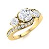 Image 2 : Natural 1.51 CTW Diamond Solitaire Ring 14K Yellow Gold