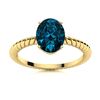 Image 1 : Natural 1.04 CTW Topaz Solitaire Ring 18K Yellow Gold