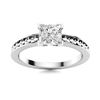 Image 1 : Natural 1.26 CTW Diamond Solitaire Ring 18K White Gold