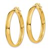 Image 2 : 14k 4x25 mm Polished Hoop Earrings