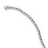 Image 1 : 14K White Gold Polished Fancy Link Bracelet - 7.5 in.