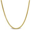 Image 1 : Classic Round Snake 14k Gold Necklace - 18 in.