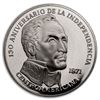 1971 Panama Silver 20 Balboas Simon Bolivar Proof