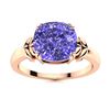 Image 1 : Natural 2.22 CTW Tanzanite Solitaire Ring 18K Rose Gold