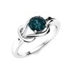 Image 2 : Natural 1.01 CTW Blue Diamond Solitaire Ring 14K White Gold