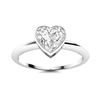 Image 1 : Natural 0.77 CTW Diamond Solitaire Ring 18K White Gold