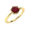 Image 2 : Natural 1.61 CTW Ruby Solitaire Ring 14K Yellow Gold