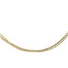 Image 1 : 14k Yellow Gold Three Strand Twisted Mesh Necklace - 17.5 in.