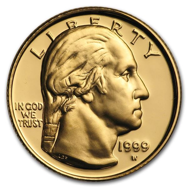 1999-W Gold $5 Commem George Washington Proof (Coin Only)
