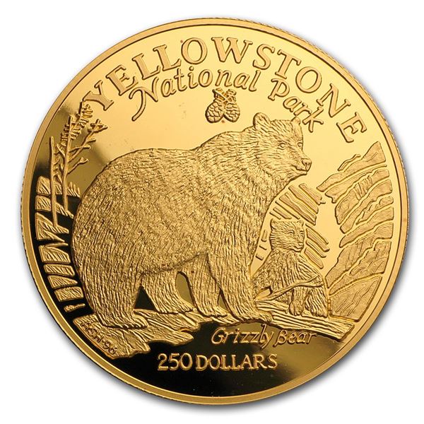 1996 Cook Islands Gold $250 (Bear & Cub)