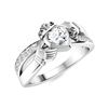 Image 2 : Natural 1.78 CTW Diamond Solitaire Ring 18K White Gold