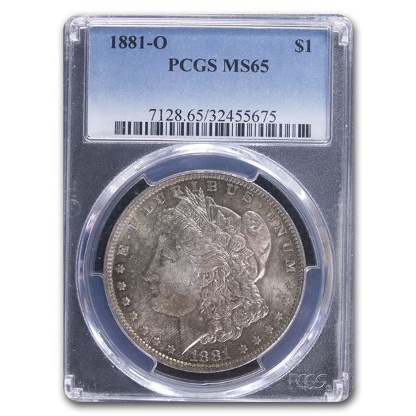 1881-O Morgan Dollar MS-65 PCGS
