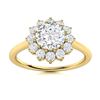 Image 1 : Natural 1.17 CTW Diamond Solitaire Ring 14K Yellow Gold