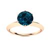 Image 1 : Natural 1.05 CTW Topaz Solitaire Ring 14K Rose Gold