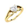 Image 2 : Natural 0.76 CTW Diamond Solitaire Ring 14K Yellow Gold