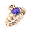 Image 2 : Natural 1.55 CTW Tanzanite Solitaire Ring 14K Rose Gold