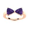 Image 1 : Natural 1.91 CTW Amethyst Solitaire Ring 14K Rose Gold